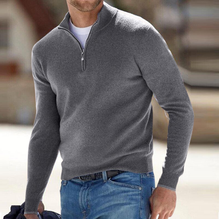 Mason | Premium Zip-Neck Pullover