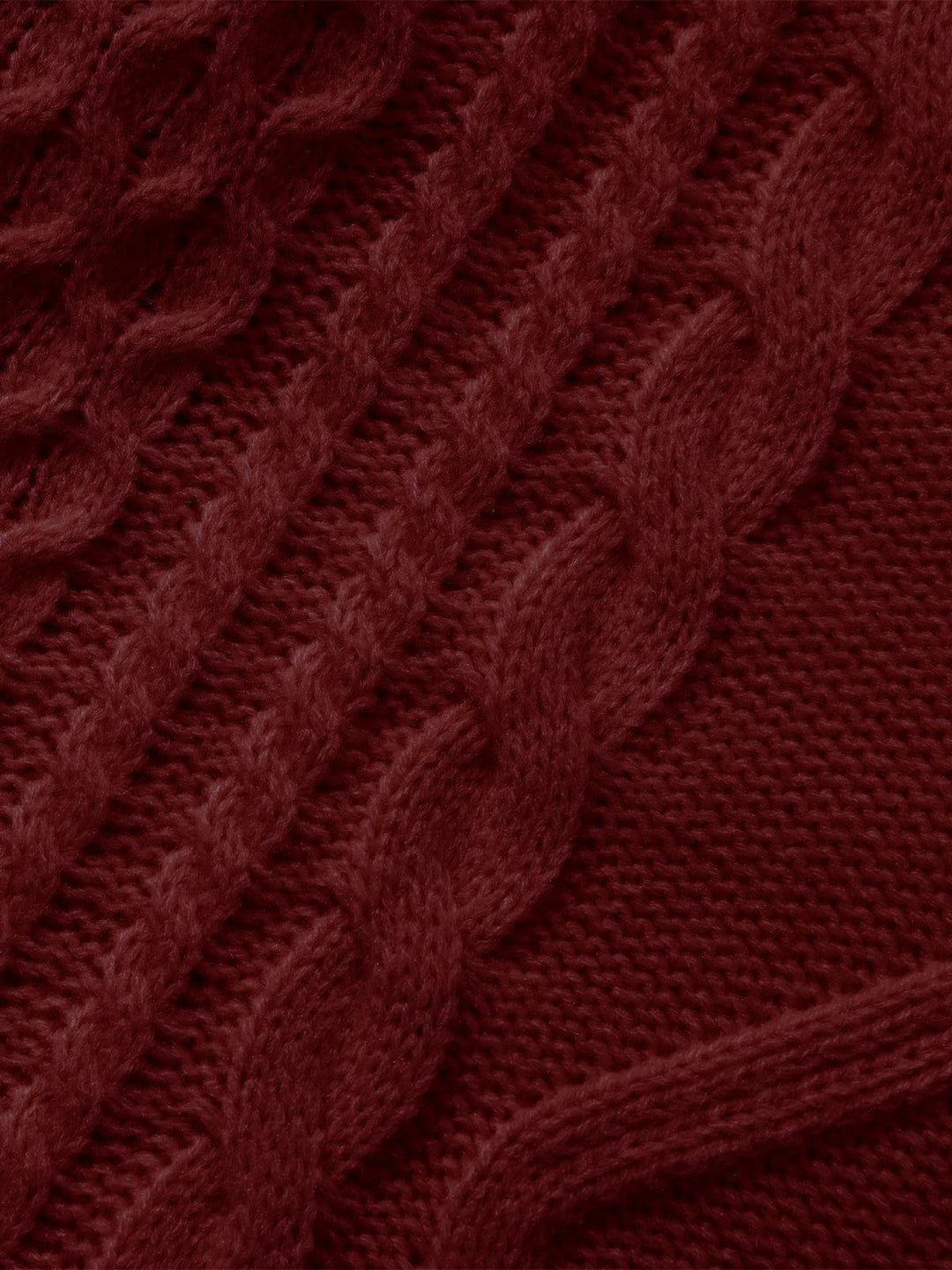 Retro 90s Cable Knit Sweater