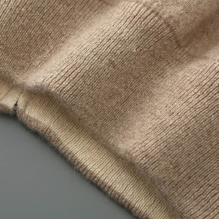 Leonardo Cashmere Zip Cardigan