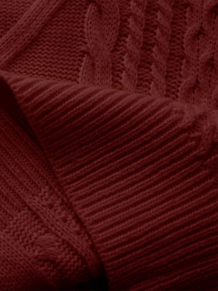 Retro 90s Cable Knit Sweater