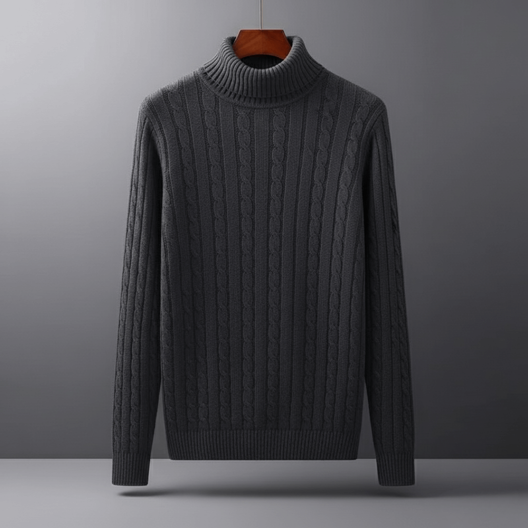 Alden Cable Turtleneck