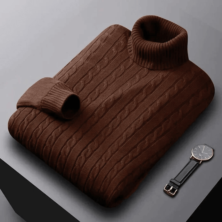 Alden Cable Turtleneck