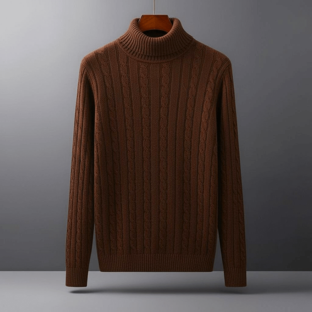 Alden Cable Turtleneck