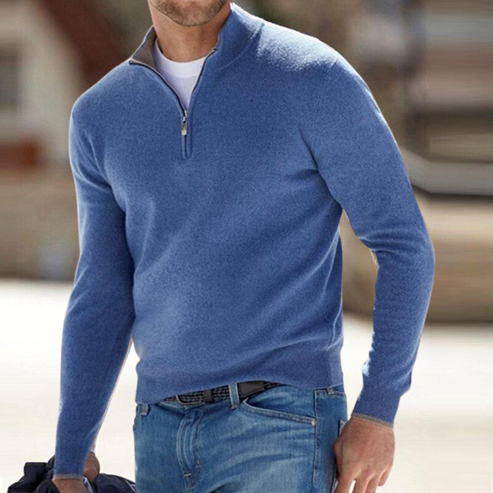Mason | Premium Zip-Neck Pullover