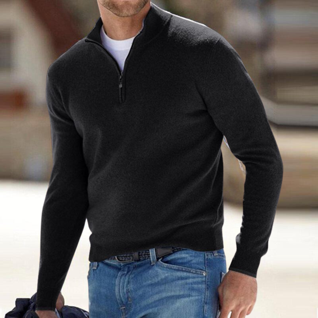 Mason | Premium Zip-Neck Pullover