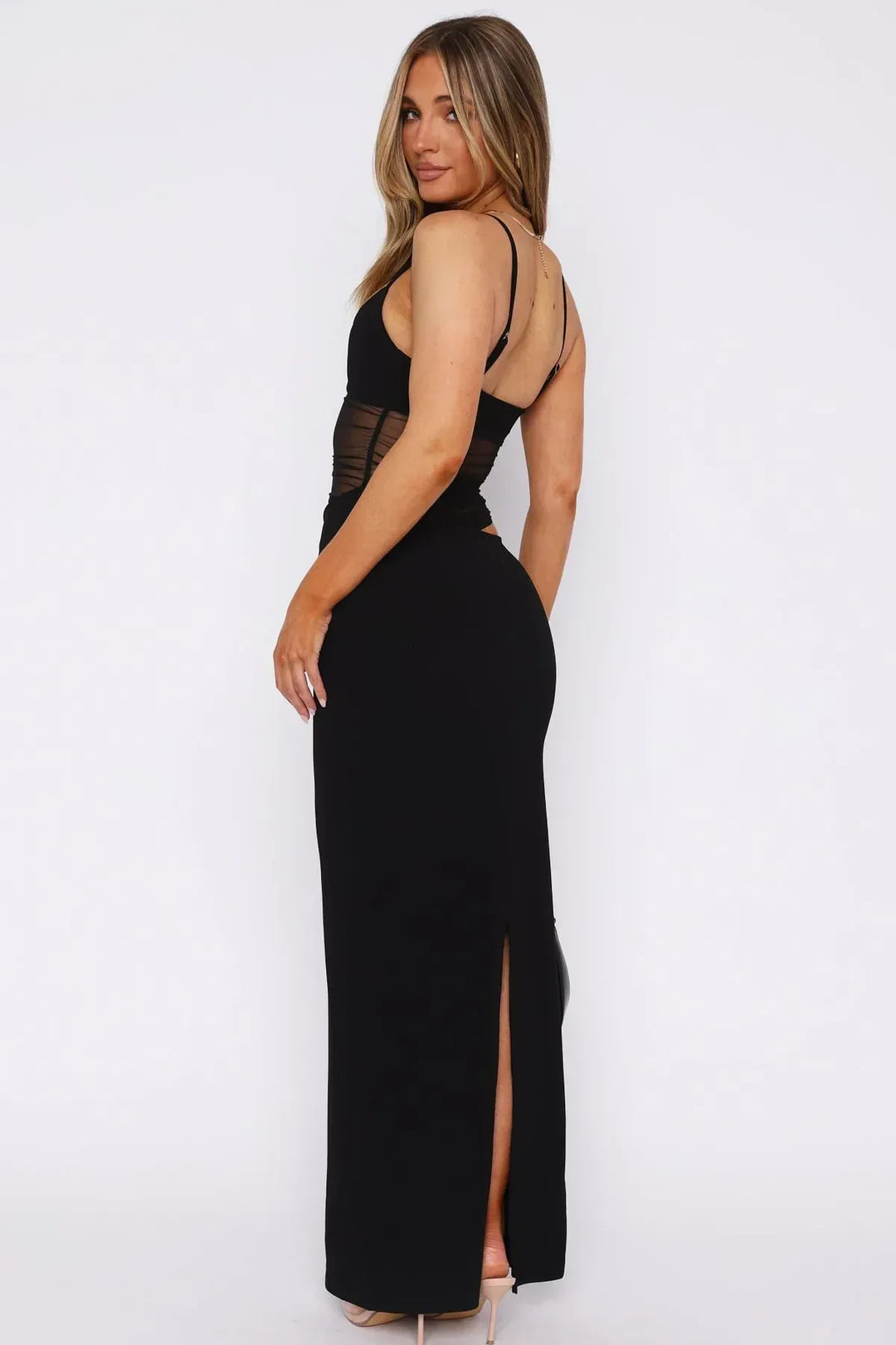 Mira - Sheer Maxi Dress