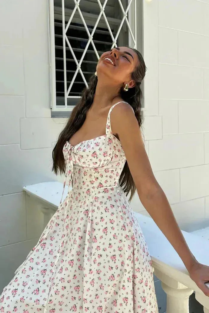 Meredith - Corset Midi Dress