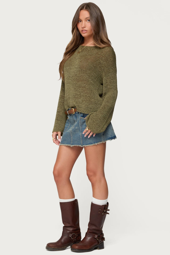 Sage Knit Relax Sweater