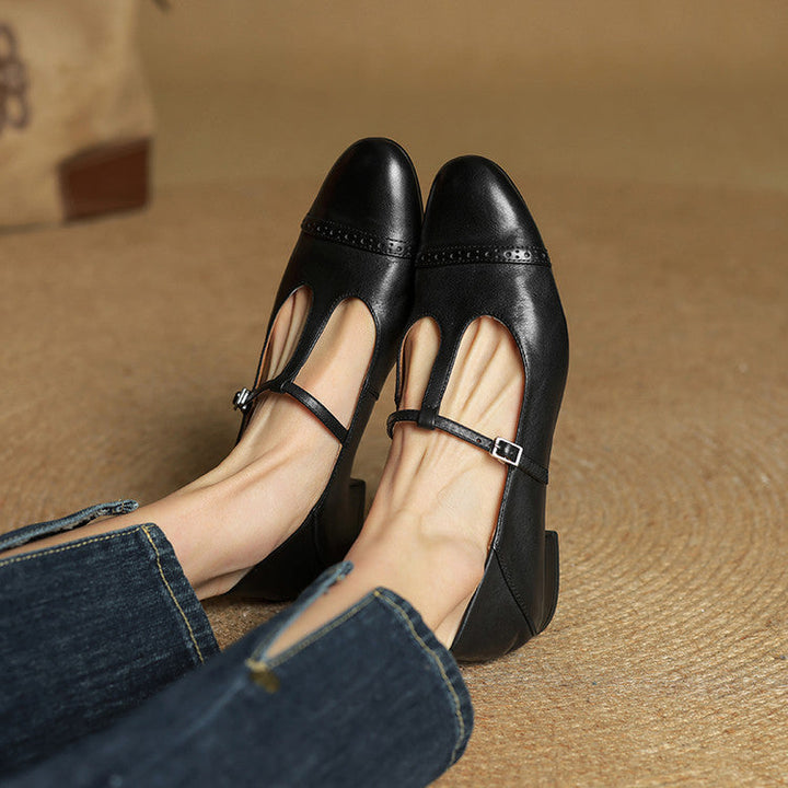 Graneth Classic Leather Flats