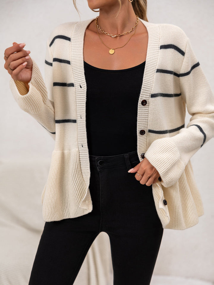 Arlena Striped Cardigan