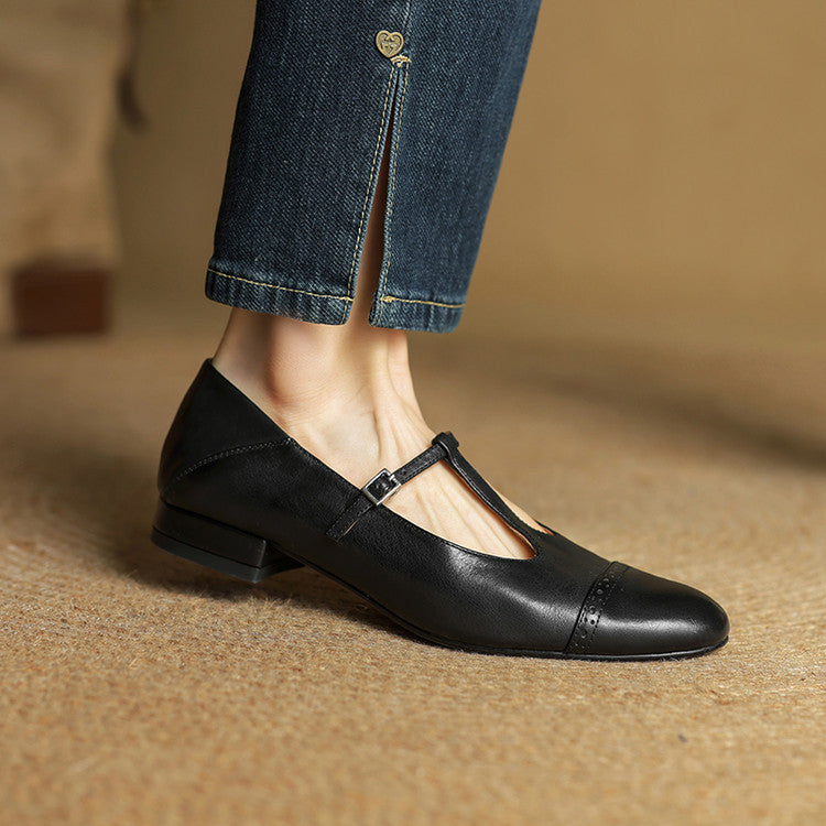 Graneth Classic Leather Flats