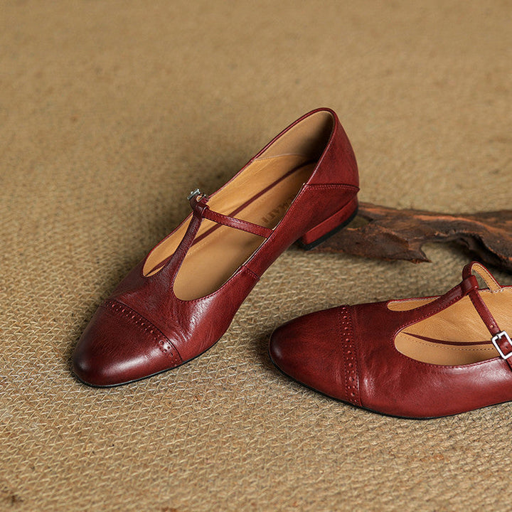 Graneth Classic Leather Flats