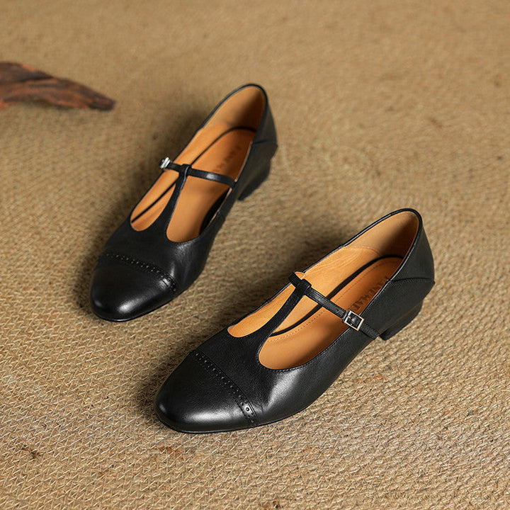 Graneth Classic Leather Flats