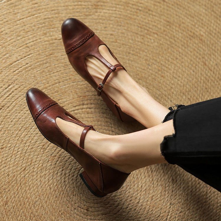 Graneth Classic Leather Flats