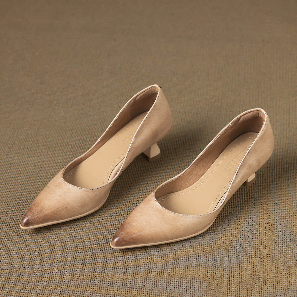 Marien Genuine Leather Heels