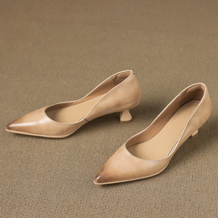 Marien Genuine Leather Heels