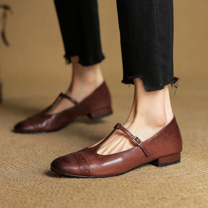 Graneth Classic Leather Flats