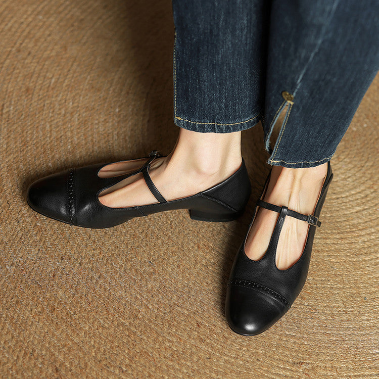 Graneth Classic Leather Flats