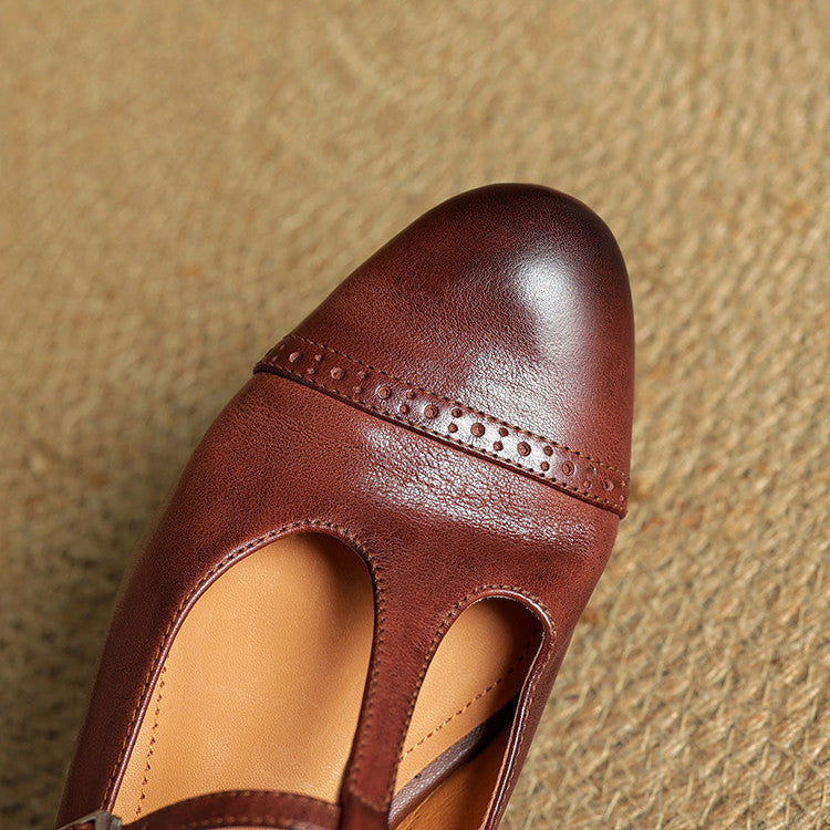 Graneth Classic Leather Flats