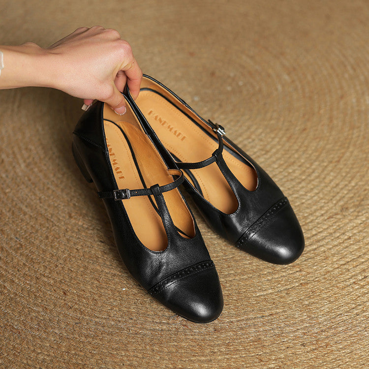 Graneth Classic Leather Flats