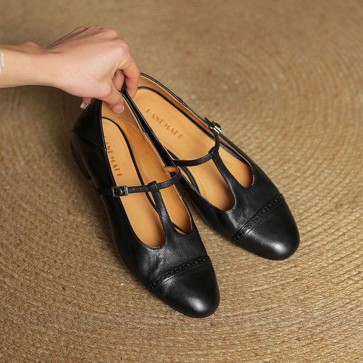 Graneth Classic Leather Flats