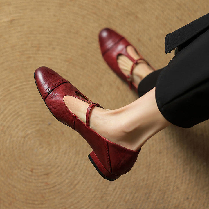 Graneth Classic Leather Flats