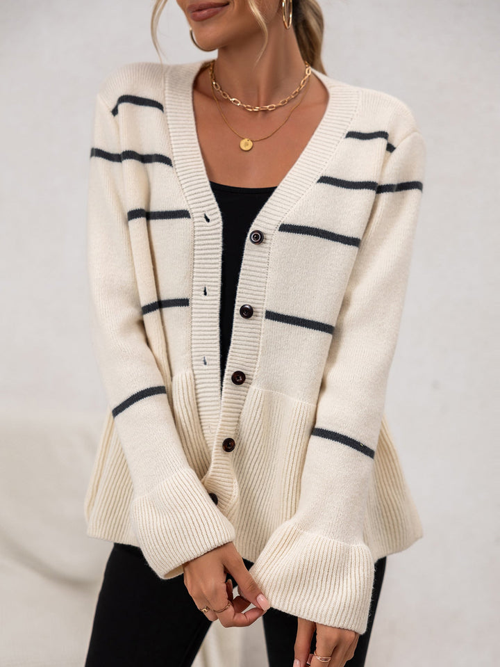 Arlena Striped Cardigan