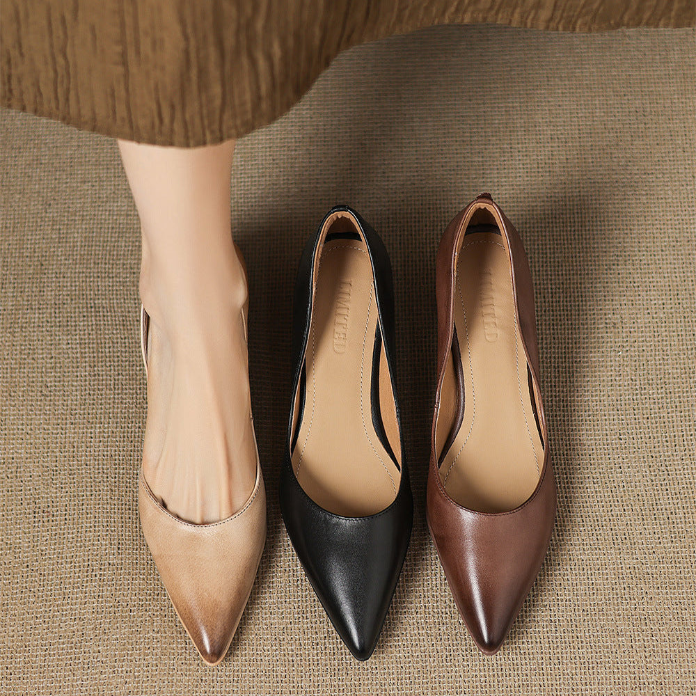 Marien Genuine Leather Heels