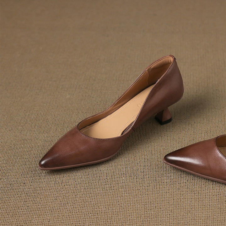Marien Genuine Leather Heels