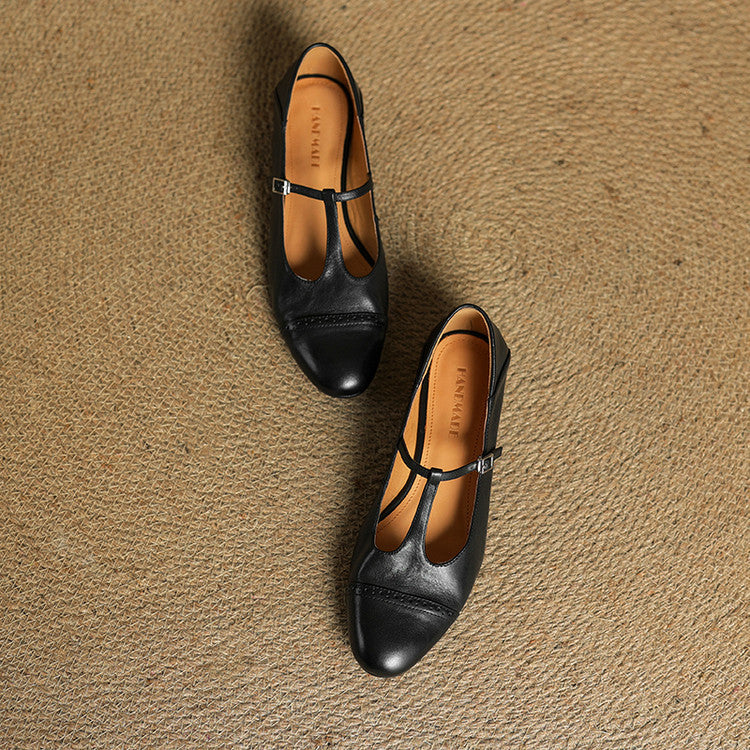 Graneth Classic Leather Flats
