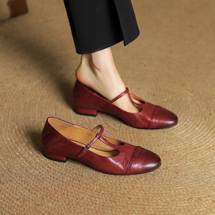 Graneth Classic Leather Flats