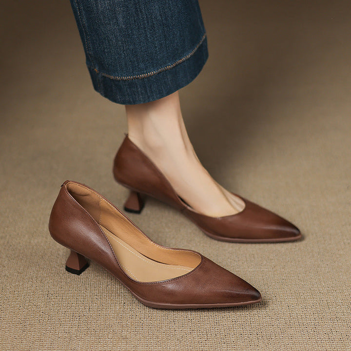 Marien Genuine Leather Heels