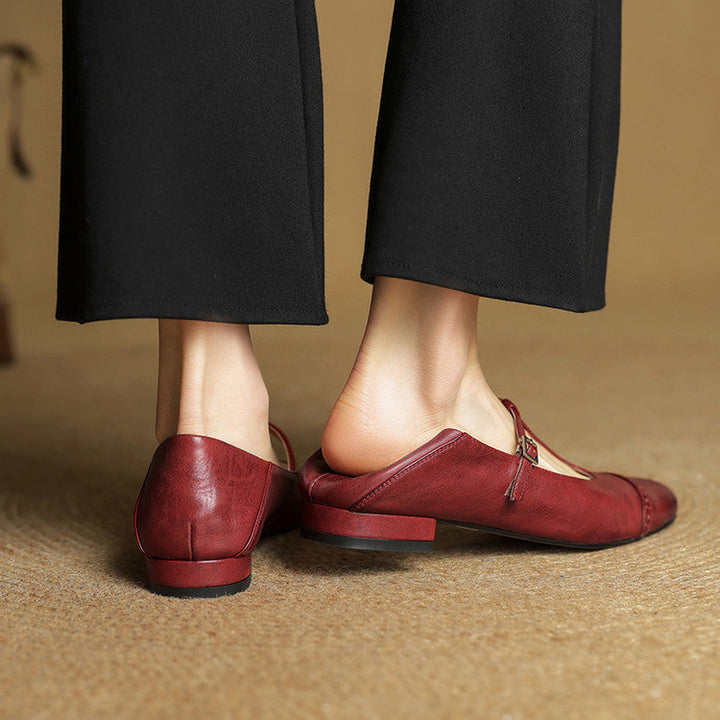 Graneth Classic Leather Flats