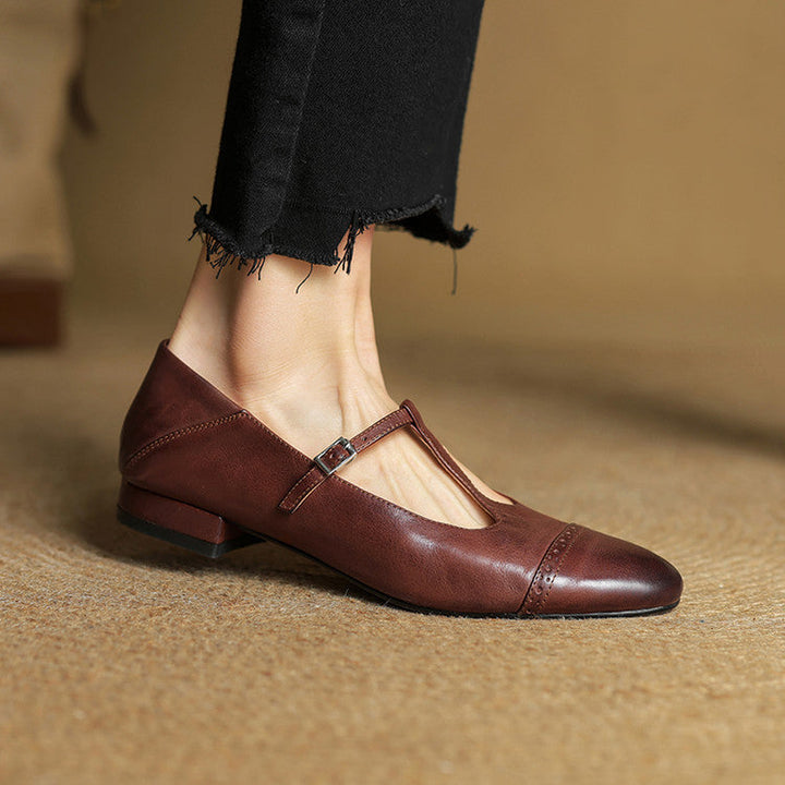 Graneth Classic Leather Flats