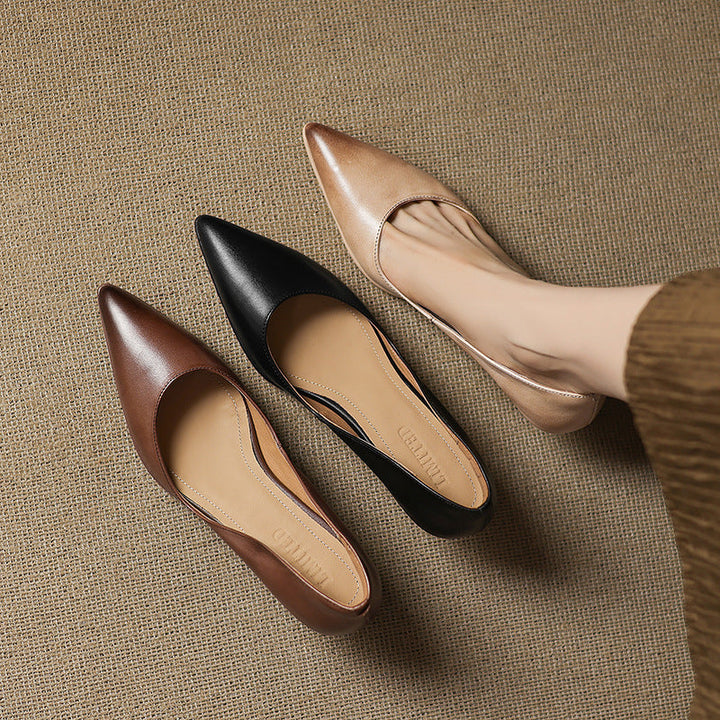 Marien Genuine Leather Heels