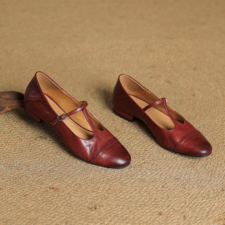 Graneth Classic Leather Flats