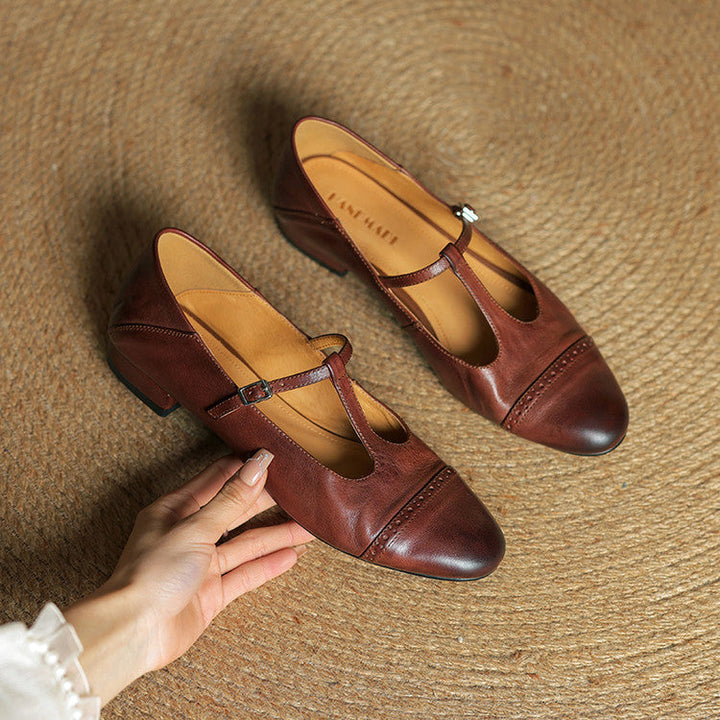 Graneth Classic Leather Flats