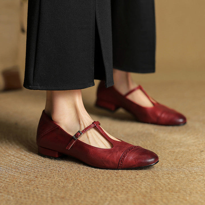Graneth Classic Leather Flats