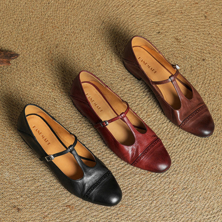 Graneth Classic Leather Flats