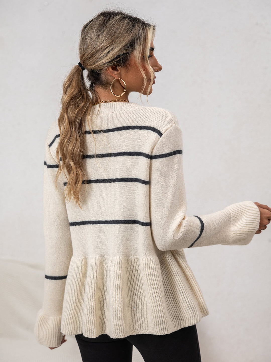Arlena Striped Cardigan