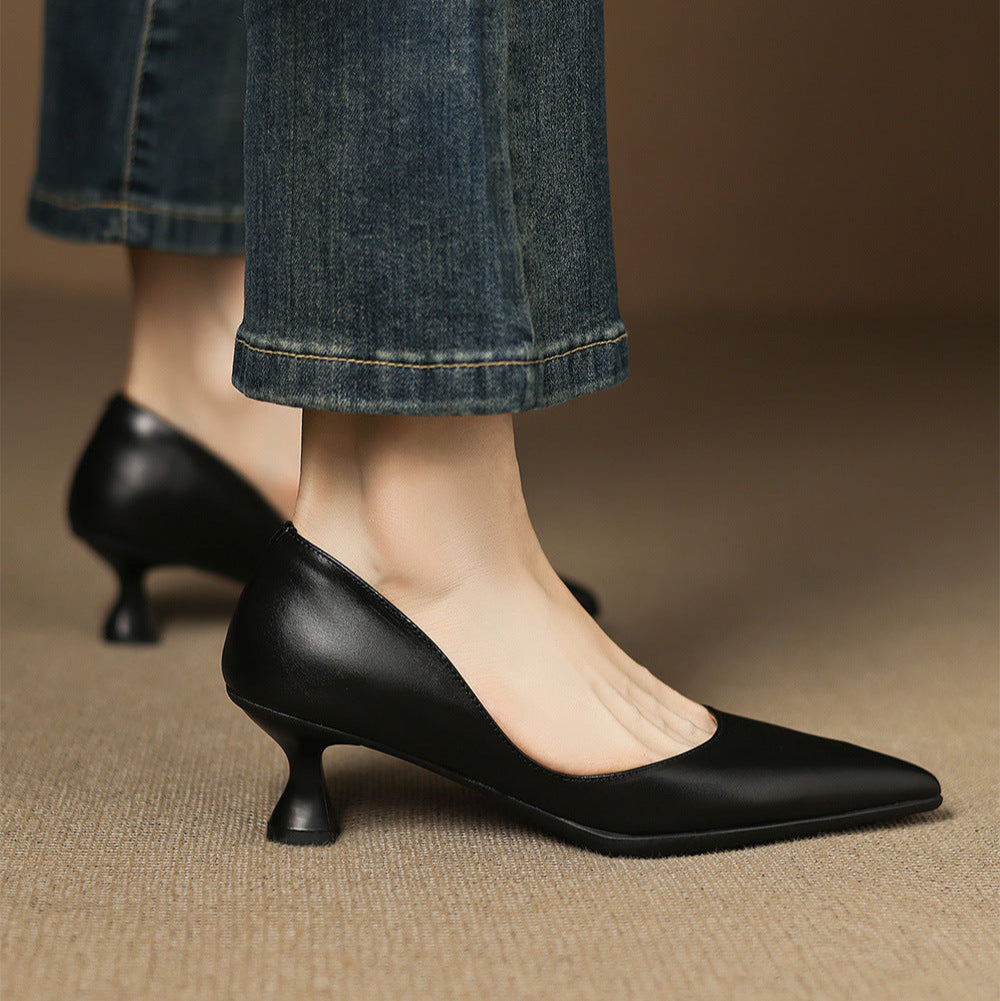 Marien Genuine Leather Heels