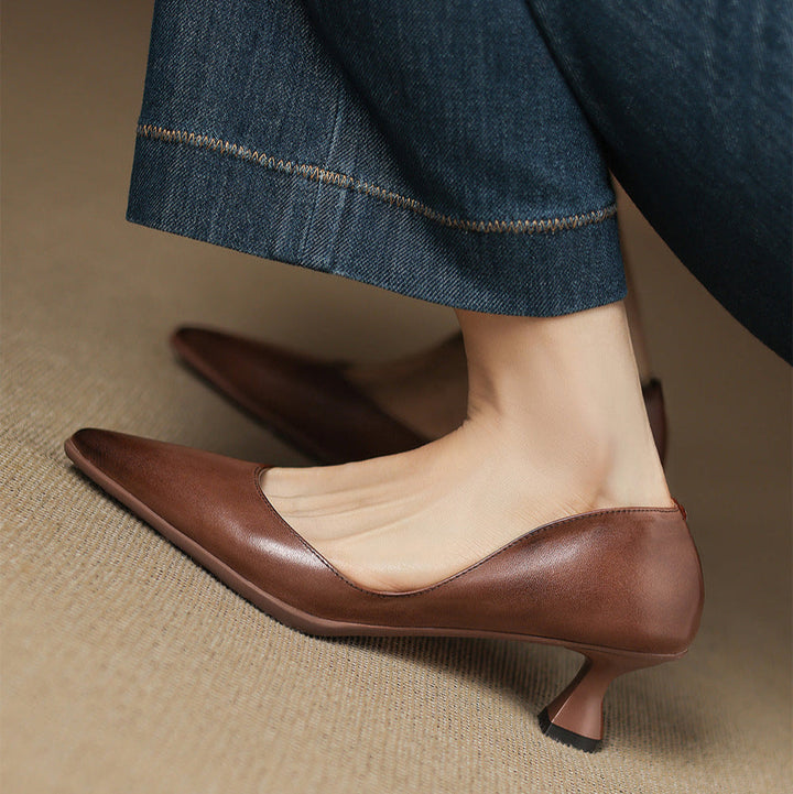 Marien Genuine Leather Heels