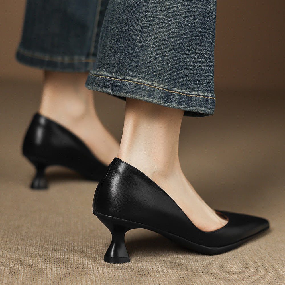 Marien Genuine Leather Heels