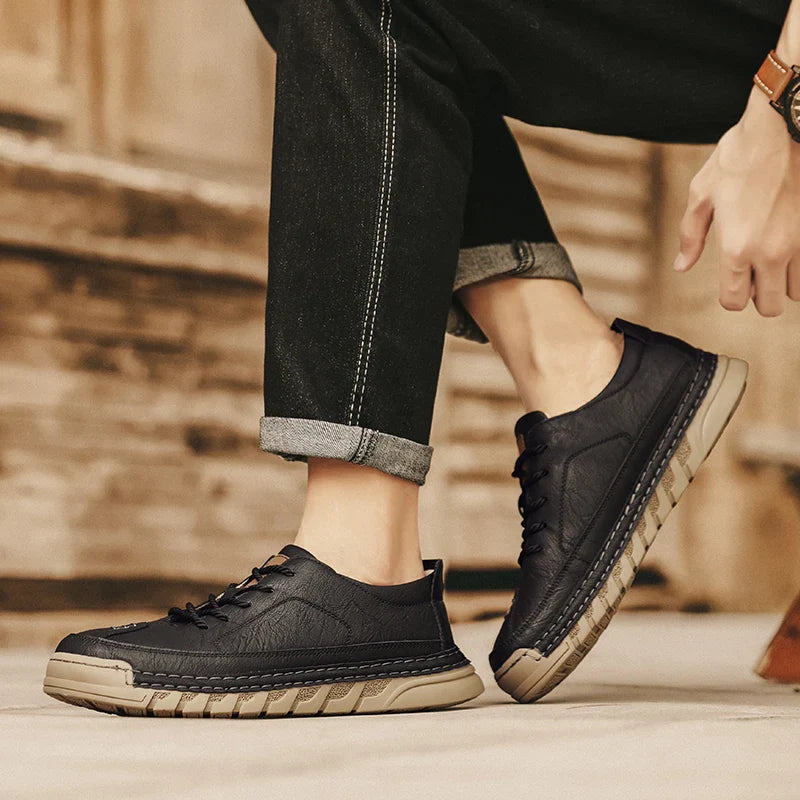 IRONCLAD LEATHER SNEAKERS