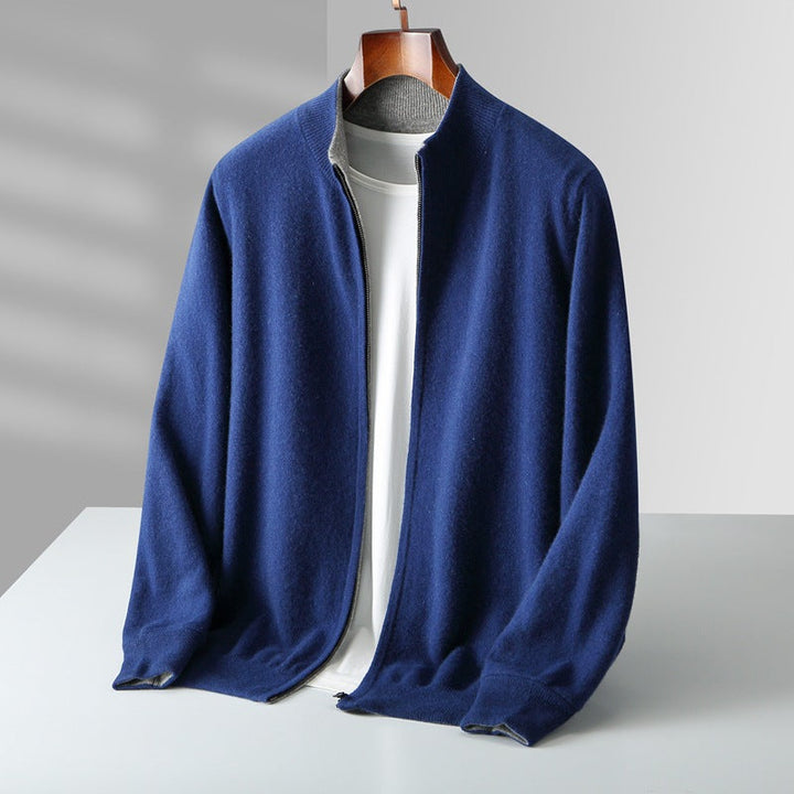 Palerno Cashmere Zip Cardigan