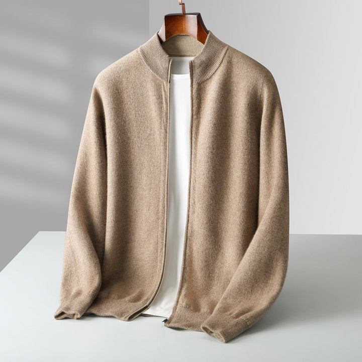 Palerno Cashmere Zip Cardigan