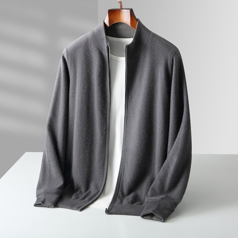 Palerno Cashmere Zip Cardigan