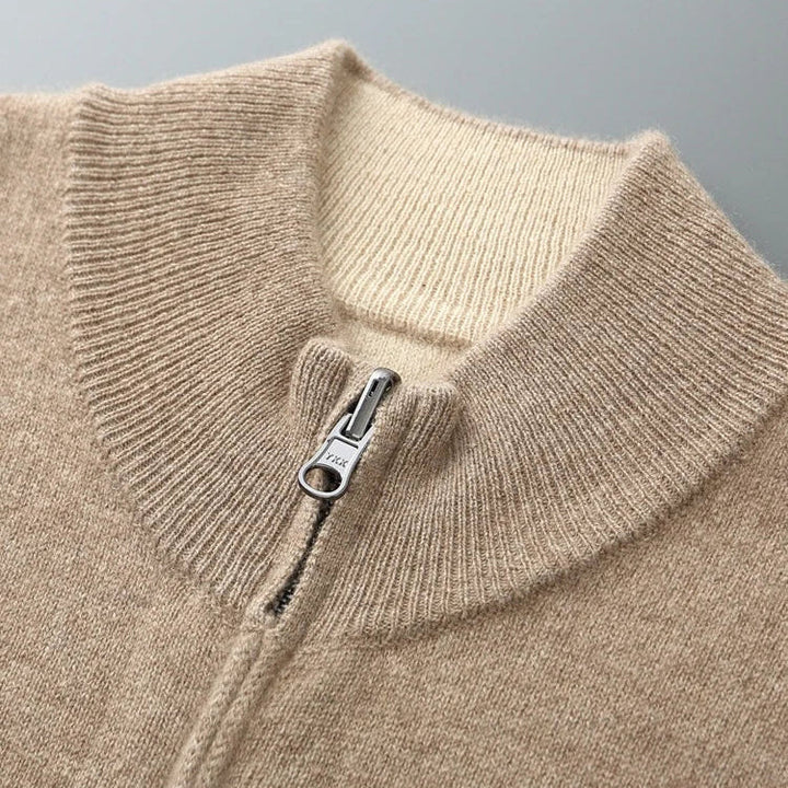 Palerno Cashmere Zip Cardigan