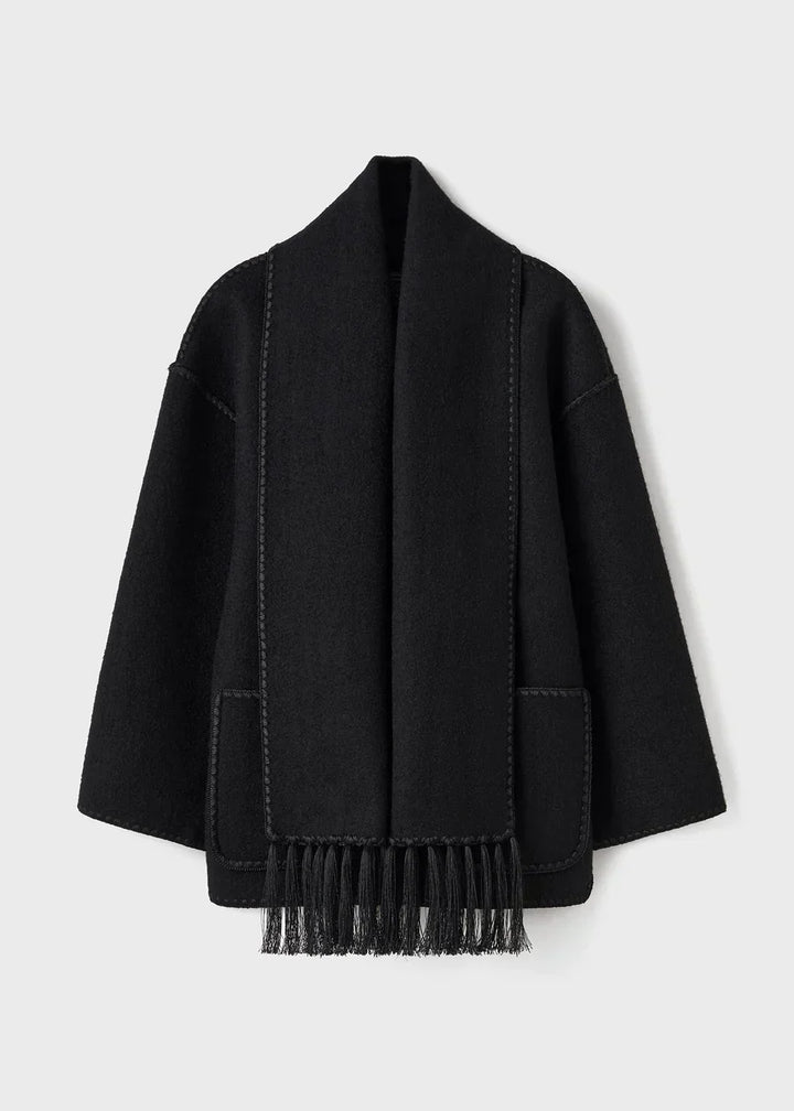 SilkLuxe Scarf Jacket