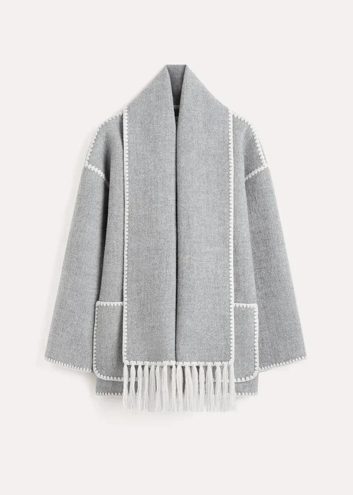 SilkLuxe Scarf Jacket